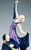 1930s Art Deco Posing Dancer & Pierrot Group attributed to Lorenzl for Goldscheider, Vienna, Austria, 1933 For Sale - Image 5 of 7