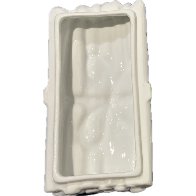 Vintage Portuguese Porcelain Asparagus Box, Vista Alegre for Mottahedeh For Sale In Jacksonville, FL - Image 6 of 7