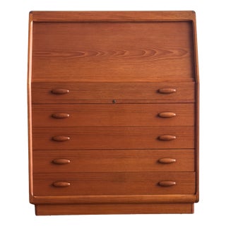 Mid-Century Modern Teak Secretary from Dyrlund, 1960s For Sale