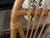 Mid 20th Century Pair of Vintage Albini Style Italian Bent Bamboo Rattan Chairs For Sale - Image 5 of 18