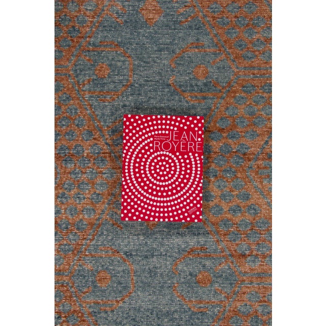 Contemporary Geometric Honeycomb Wool Rug by Rug & Kilim, India For Sale - Image 9 of 9