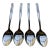Midcentury Rogers Insilco Elite Stainless Table Spoons- Set of 4 For Sale