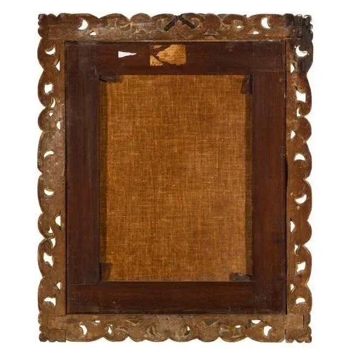 Domenico Fedeli after Maggiotto, Saint Francis Meditating, 1700s, Oil on Canvas, Framed For Sale - Image 3 of 6