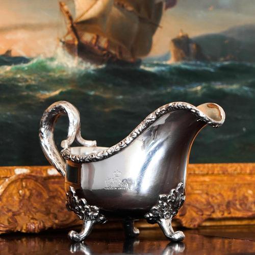 Antique Victorian Sterling Silver Sauce Boat with Acorn, London, United Kingdom, 1881 For Sale - Image 10 of 18