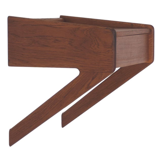 Floating Bedside Table by Sigfred Omann for Ølholm Møbelfabrik, 1960s For Sale