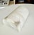 Single alabaster half cylinder shape minimalist wall sconce on crome plated backplate. Newly wired, uses candelabra size...