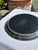 Black Vintage Silver Plate Tray With Black Resin Center For Sale - Image 8 of 9