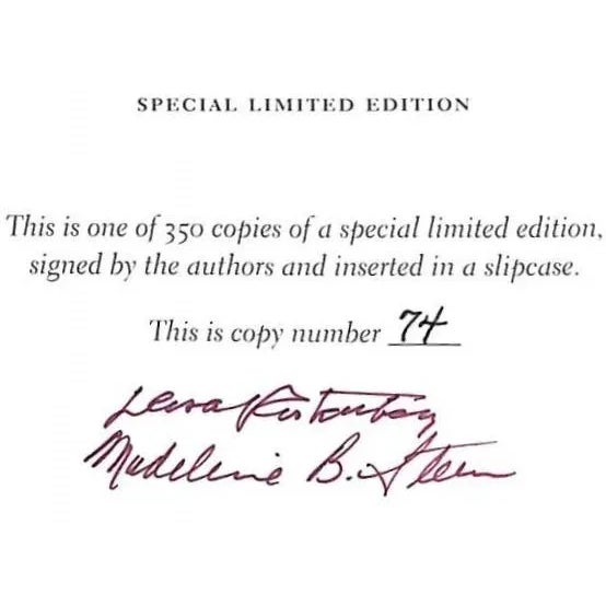 "Old Books in the Old World: Reminiscences of Book Buying Abroad" 1996 Rostenberg, Leona & Stern, Madeline B. For Sale - Image 4 of 5