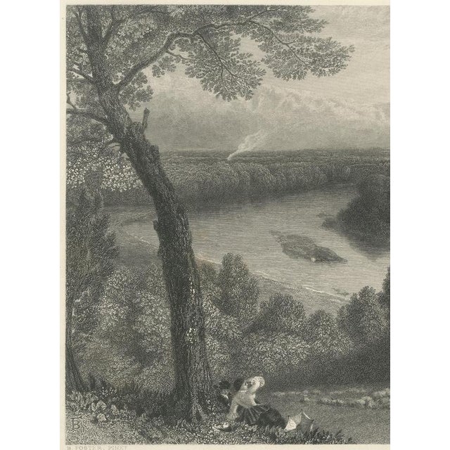 After Myles Birket Foster, the Thames from Richmond Hill, 1876, Engraving For Sale - Image 4 of 9