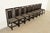 Frank Lloyd Wright for Cassina Arts & Crafts Dark Cherry Wood Dining Chairs, Set of Eight For Sale - Image 13 of 13