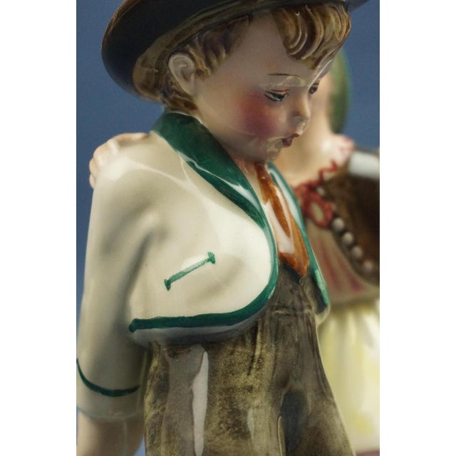 Ceramic Children by Stephan Dakon for Keramos, Austria, Early 20th Century For Sale - Image 13 of 18