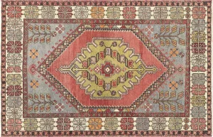1960s Turkish Oushak Rug