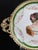 Metal Large Royal Vienna Style Porcelain Portrait Plate in Gilt Metal Frame For Sale - Image 7 of 14