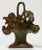 Figurative Antique Hubley Cast Iron Flower Basket Doorstop For Sale - Image 3 of 5