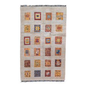 Contemporary Gabbeh Rug 3'11'' X 6'3''