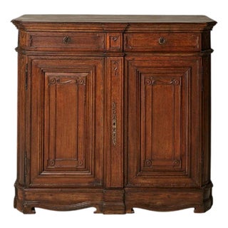 19th Century Belgian Oak Server For Sale