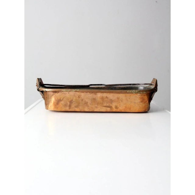 Antique Copper Fish Kettle or Poissoniere For Sale - Image 12 of 13