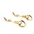 Gold Roberto Coin 18k Yellow Gold Horsebit Drop Earrings, A Pair For Sale - Image 8 of 9
