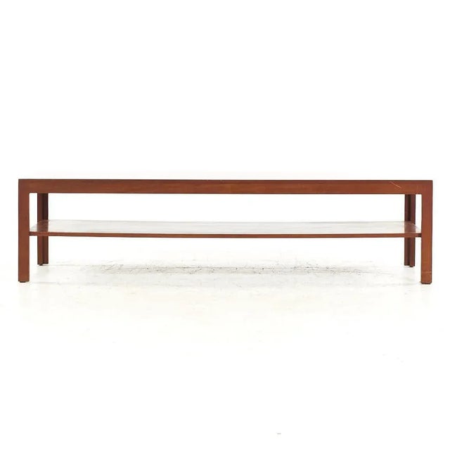 Mid-Century Modern Edward Wormley for Dunbar Mid Century Coffee Table For Sale - Image 3 of 10
