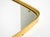 Mid-Century Modern Wall Mirrors with Brass Frames from Münchener Zierspiegel, 1950s, Set of 2 For Sale - Image 16 of 18