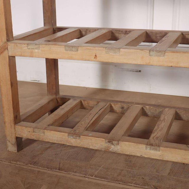 Scottish Pine Shoe Rack, 1890s For Sale - Image 5 of 7