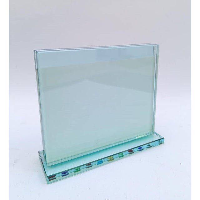 Ovodomo Photo Frame in Glass, Italy, 1990s For Sale - Image 3 of 7