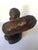 Brown Carved 2-Headed African Bust For Sale - Image 8 of 11