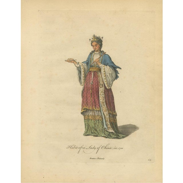 Jefferys, Lady of China in Court Dress, 1749, Print For Sale - Image 9 of 9