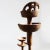 Vintage Iron Shanxi Asian Industrial Candle Stand - Large For Sale - Image 4 of 4