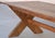 Not Yet Made - Made To Order Custom X-Trestle Table in Reclaimed Heart Pine For Sale - Image 5 of 12