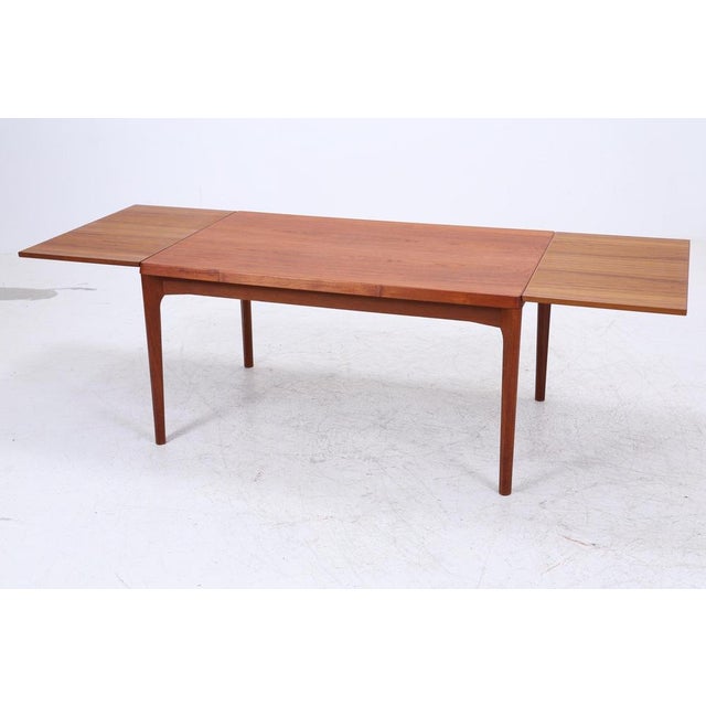 1960s Mid-Century Danish Teak Kitchen Table, 1960s For Sale - Image 5 of 15