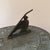 Vintage Mid-Century Modern Solid Bronze Garden Sundial on Root Base For Sale - Image 4 of 12