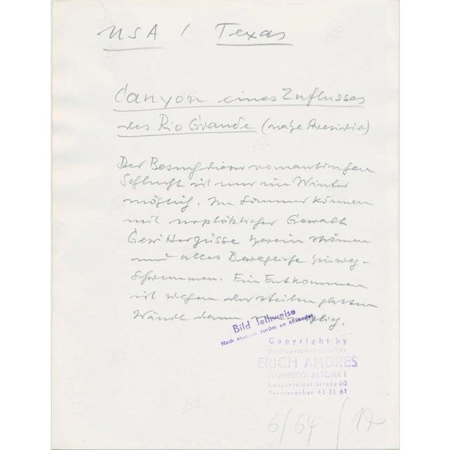 Cowboy, Canyon, 1960s, Black and White Photograph For Sale - Image 4 of 5