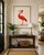 Scarlet Ibis With an Egg, Vintage Art Print Reproduction, 20" X 30" For Sale - Image 9 of 12