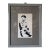 1980s Vintage Figurative Sitting Nude Man Painting on Paper by Whitman, Framed For Sale