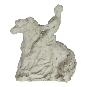 1970s French Abstract Ceramic Horse Sculpture