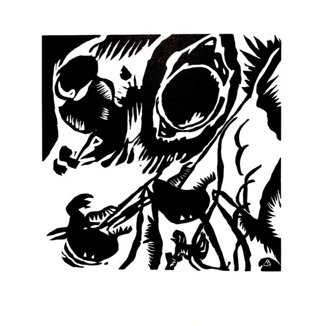 Wassily Kandinsky (after) - Composition - Woodcut 1959 For Sale - Image 3 of 8