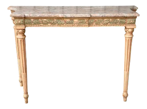 Maison Jansen Louis XVI Style Marble-Top Console Table