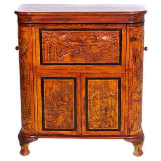 Bar Cabinet in Cherry Wood, China For Sale