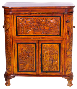 Bar Cabinet in Cherry Wood, China