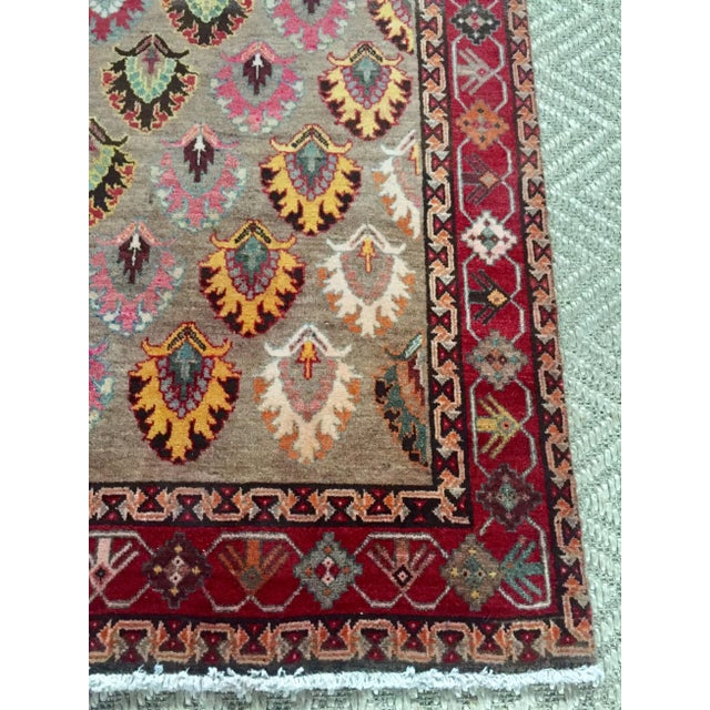 1970s Vintage Persian Qashqai Rug - 5′3″ × 9′3″ For Sale - Image 4 of 13