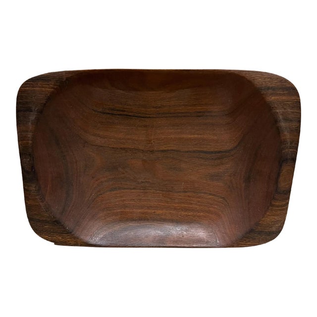 Sculptural Wood Bowl by Alexandre Noll, Organic Form, 1960s Mid Century Mod For Sale