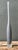 Vintage Tall Frosted Glass Vase For Sale - Image 4 of 14