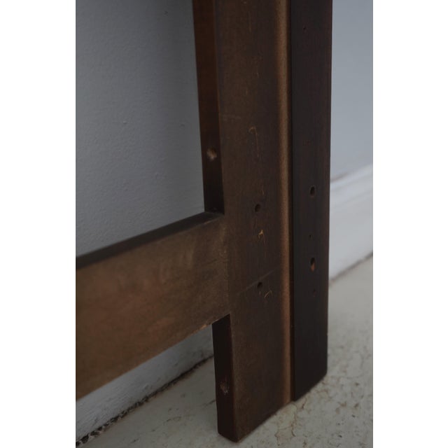 Drexel Heritage 18th C. Classic Queen or Full Size Mahogany Headboard For Sale - Image 10 of 11