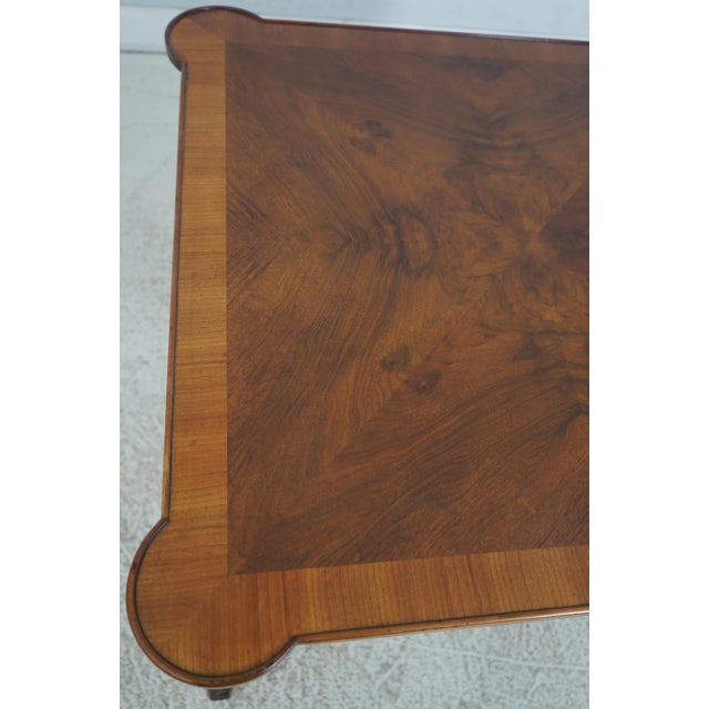 Wood John Widdicomb 2 Drawer Walnut Games Table For Sale - Image 7 of 12