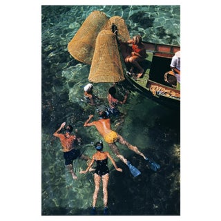 Slim Aarons, Snorkelling in Malta,1959, Estate Stamped Photographic Print For Sale