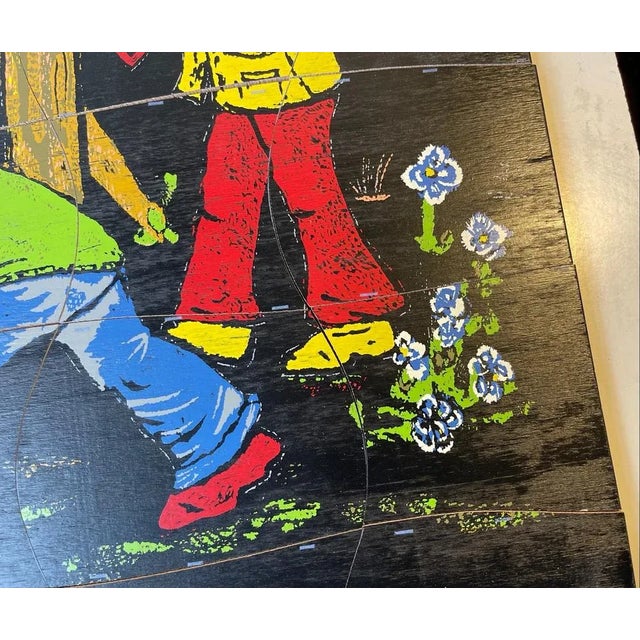 Mid-Century Modern Large Painted Puzzle in Beech by Kay Bojesen, 1950s For Sale - Image 3 of 13