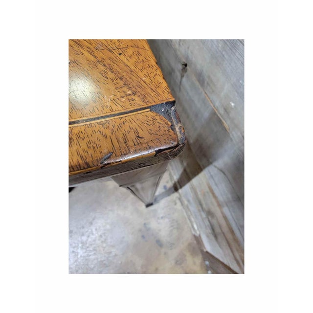 Brown An Early 19th Century English Demi Lune Console Table. For Sale - Image 8 of 10