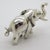Metal Vintage Italian Handmade Genuine Silver Elephant Figurine Sculpture Miniature For Sale - Image 7 of 11