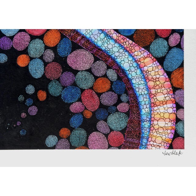 Color in Motion - Pointillist Abstract by Ben Black For Sale - Image 4 of 5